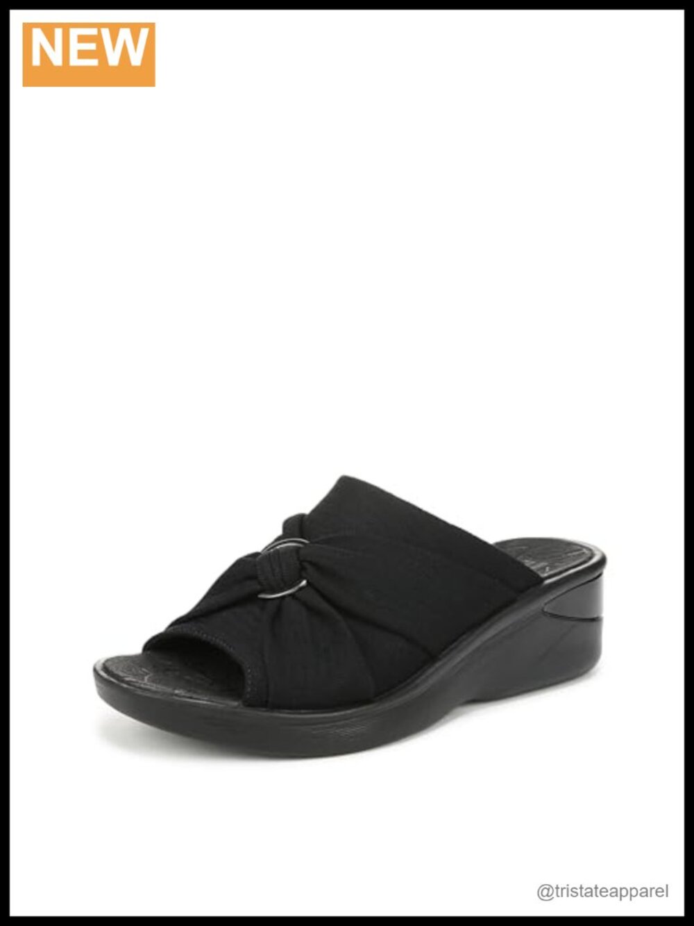 Women's Fabric Wedge Slide Sandals